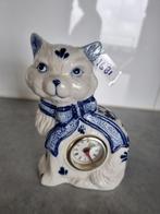 Delfts Blauwe kat en klokje, Ophalen of Verzenden