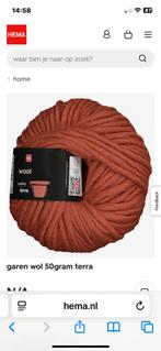 Breiwol oranje, hema wool gezocht, Ophalen of Verzenden, Zo goed als nieuw, Breien of Haken, Wol of Garen
