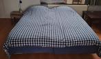 (Logeer)bed, 1 en/of 2pers, ZGAN, Ophalen, Verstelbaar, Blauw, Tweepersoons