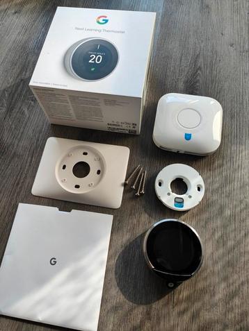 NIEUW! Google nest Learning Thermostaat V3 generatie 3 RVS  beschikbaar voor biedingen