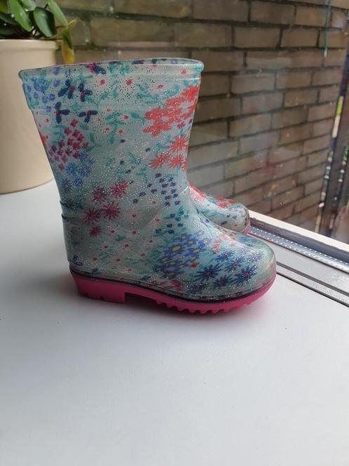 Kinder Meisjes Regen Kaplaarzen Maat 22 - Goed - Turquoise, Kinderen en Baby's, Kinderkleding | Schoenen en Sokken, Laarzen, Jongen of Meisje