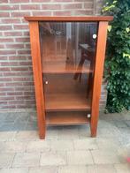 Stereo/ Vitrine kast oppimpen, compleet met glazen deur, Ophalen, 100 tot 150 cm, 50 tot 100 cm, Zo goed als nieuw