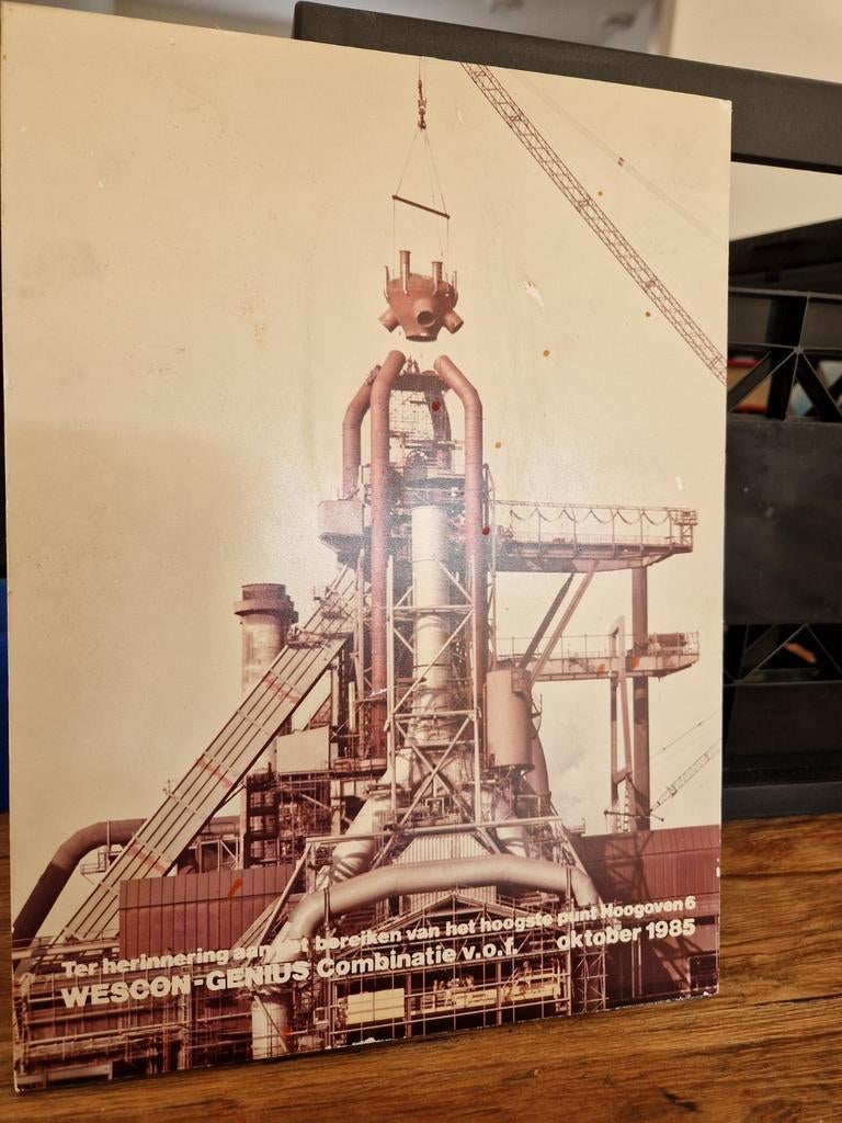 Foto Hoogoven 6 - Wescon-Genius Combinatie 1985, Verzamelen, Ophalen of Verzenden, Voor 1940, Overige onderwerpen