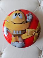 Ronde blik M&M's met gele M&M, Verzamelen, Blikken, Ophalen of Verzenden, Gebruikt, Overige, Overige merken