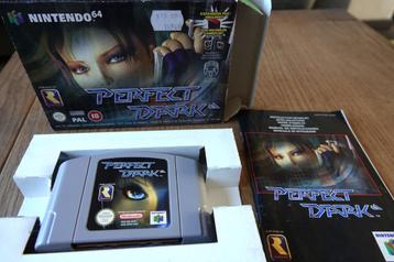 Nintendo 64 game Perfekt Dark compleet beschikbaar voor biedingen