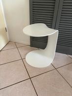 Witte bijzettafel in moderne stijl, Gebruikt, Overige vormen, Ophalen, 45 tot 60 cm
