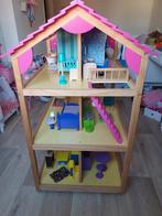 Kidkraft poppenhuis compleet, Ophalen, Zo goed als nieuw