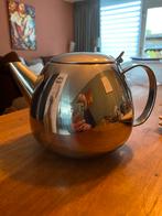 Dubbelwandige RVS theepot Registered Design, Huis en Inrichting, Keuken | Keukenbenodigdheden, Verzenden, Zo goed als nieuw