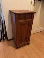 Massief houten vintage kastje, Huis en Inrichting, Kasten | Ladekasten, Ophalen, Gebruikt, 1 of 2 laden, 50 tot 100 cm