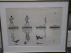 CARLA KLEEKAMP, Mooie Kleurets, "" REFLECTIES "",, Antiek en Kunst, Kunst | Etsen en Gravures, Ophalen of Verzenden