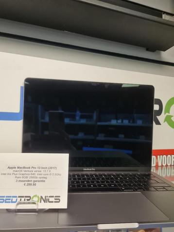 Apple MacBook Pro 13 Inch (2017) beschikbaar voor biedingen