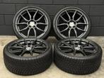 19 inch Dotz Misano Grey - Audi A3 5x112 ET45 Bridgestone, Banden en Velgen, Winterbanden, 235 mm, Ophalen