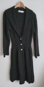 System merino cashmere angora lang vest, maat M, System, Verzenden, Zwart, Zo goed als nieuw