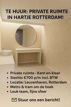 Salonruimte/werkruimte/beauty unit te huur Rotterdam Centrum, Huizen en Kamers, Kamers te huur, Minder dan 20 m², Rotterdam