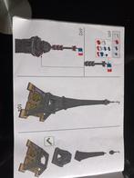 Bouwstenen Eiffeltoren - 1,5 meter - incl 13 koffers, Ophalen, Gebruikt, Complete set