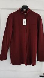 Humanoid oversized wijnrode blouse 100% wol XS/S nieuw €150, Kleding | Dames, Nieuw, Maat 34 (XS) of kleiner, Ophalen of Verzenden