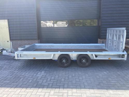 Henra MT Machinetransporter oprijwagen aanhanger 2024, Auto diversen, Aanhangers en Bagagewagens, Gebruikt