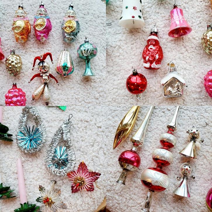 Mega grote collectie vintage/antieke kerstversiering!, Diversen, Kerst, Gebruikt, Ophalen of Verzenden