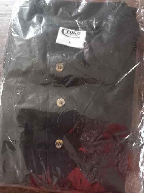 Vrije tijd, sport, lange mouw, Kleding | Heren, Polo's, Nieuw, Maat 52/54 (L), Zwart, Ophalen of Verzenden