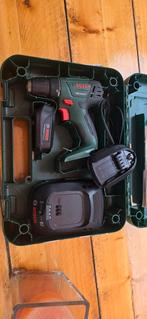 Bosch PSR 14,4 LI accuboormachine 2 Accu's oplader, stinkt, Ophalen of Verzenden, Gebruikt, Boor- en Schroefmachine, Variabele snelheid