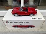 1:18 Alfa Romeo Giulietta Spider rood Autoart 70157, Auto, Autoart, Ophalen of Verzenden, Zo goed als nieuw