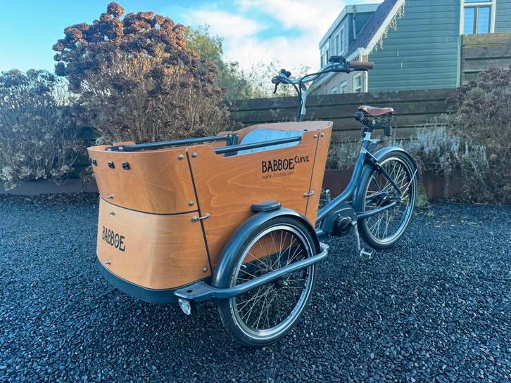 Babboe Curve Mountain E-bakfiets, Fietsen en Brommers, Fietsen | Bakfietsen, Zo goed als nieuw, 4 kinderen of meer, Ophalen