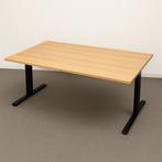 Bureau beuken, 200 x 100 cm, Ophalen, In hoogte verstelbaar, Gebruikt, Bureau