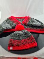 Muts col sjaal rood met grijs Imperial Riding, Kinderen en Baby's, Kinderkleding | Mutsen, Sjaals en Handschoenen, 158 t/m 164