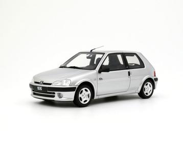 Peugeot 106 Quiksilver Grijs 2000 1/18 OTTO MOBILE R. OT1177 beschikbaar voor biedingen