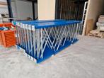 Magazijnstelling klein of groot legbordstelling  keuring van, Ophalen