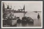 delfzijl  haven met schepen, Verzamelen, Ansichtkaarten | Nederland, Verzenden, Voor 1920, Gelopen, Groningen