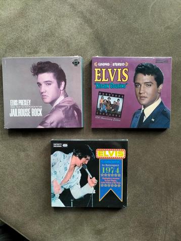 3 x Elvis Presley 2cd digipack (nieuw en geseald) beschikbaar voor biedingen