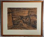 Leo Gestel  - Originele houtskool tekening  op papier, Antiek en Kunst, Ophalen of Verzenden