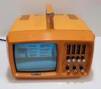 VINTAGE RETRO WERKEND ALS NIEUW KNALGELE SPACE AGE TV CRT, Ophalen of Verzenden, Zo goed als nieuw, 40 tot 60 cm, Overige merken
