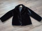 Te koop mooi zwart bontjasje, Ophalen, Zo goed als nieuw, Zwart