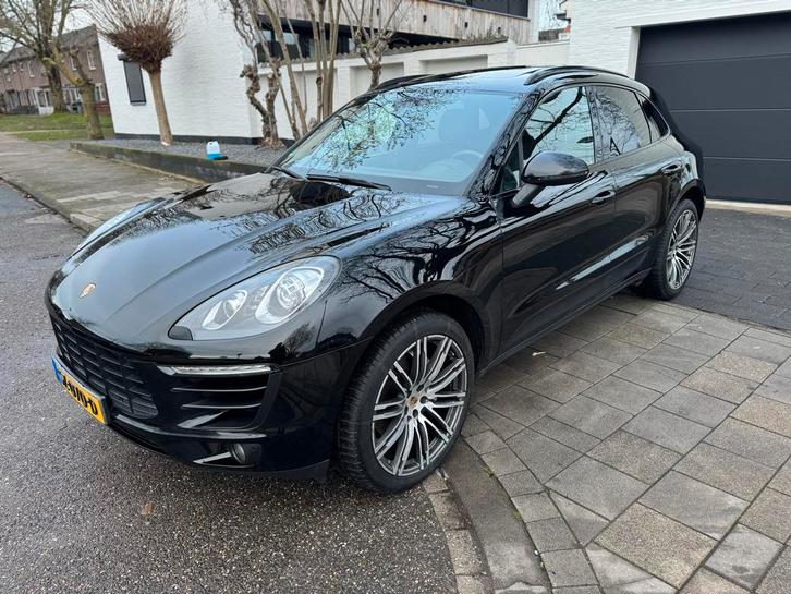 Porsche Macan 3.0 V6 S 250KW 2014 Zwart, Auto's, Porsche, Particulier, Macan, 4x4, ABS, Achteruitrijcamera, Airbags, Airconditioning