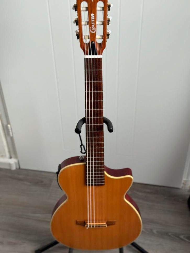 Crafter Gitaar met Nylon Snaren, Muziek en Instrumenten, Snaarinstrumenten | Gitaren | Akoestisch, Gebruikt, Klassieke of Spaanse gitaar
