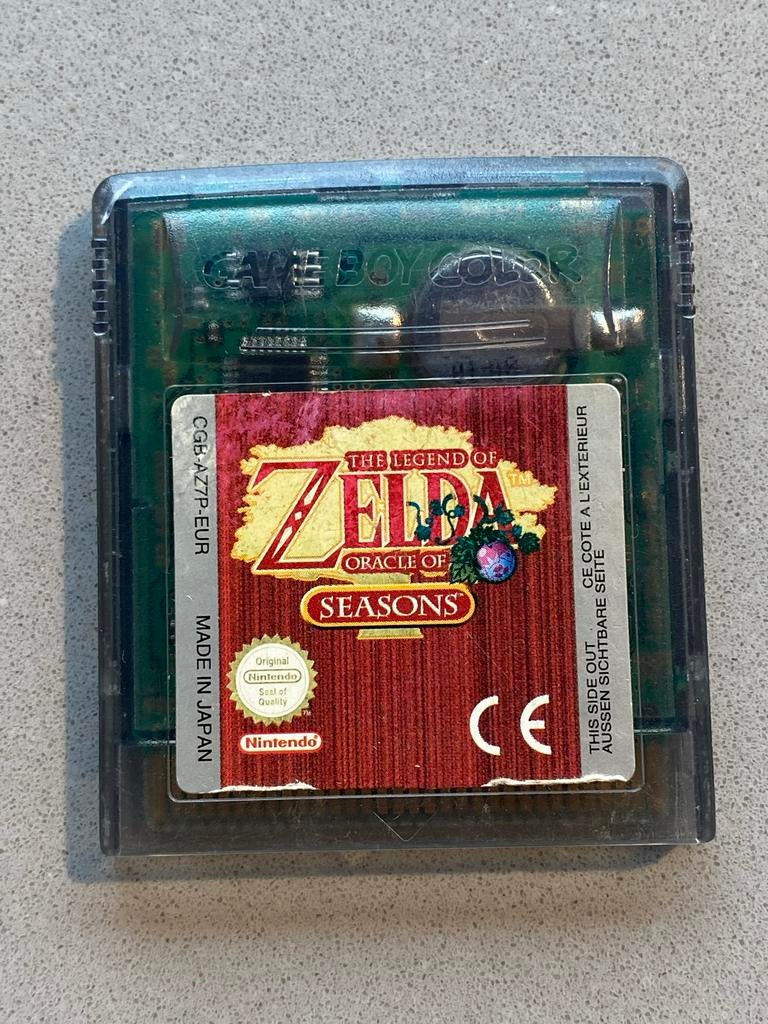 Zelda Oracle of Seasons - Game Boy Color, Spelcomputers en Games, Games | Nintendo Game Boy, Avontuur en Actie, Gebruikt, 1 speler
