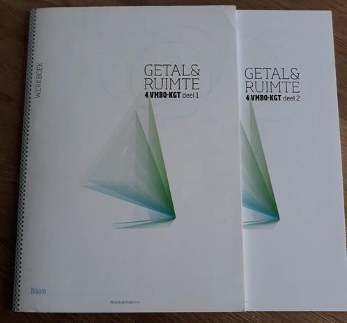 Getal en Ruimte 4 VMBO-KGT Deel 1+2 Nw-Zgan Werkboek Noordho, Boeken, Schoolboeken, Zo goed als nieuw, Wiskunde A, VMBO, Ophalen of Verzenden