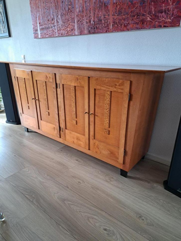 Dressoir Charleston, esdoornhout, Huis en Inrichting, Kasten | Dressoirs, Gebruikt, 200 cm of meer, 25 tot 50 cm, Met lade(s)