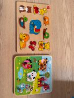 Houten Puzzels - Dieren & Boerderij, Ophalen, Zo goed als nieuw, Van hout, Minder dan 10 stukjes