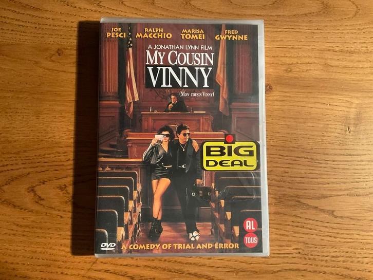 11) My Cousin Vinny, Joe Pesci, Ralph Macchio, nieuw in seal, Cd's en Dvd's, Dvd's | Komedie, Zo goed als nieuw, Alle leeftijden
