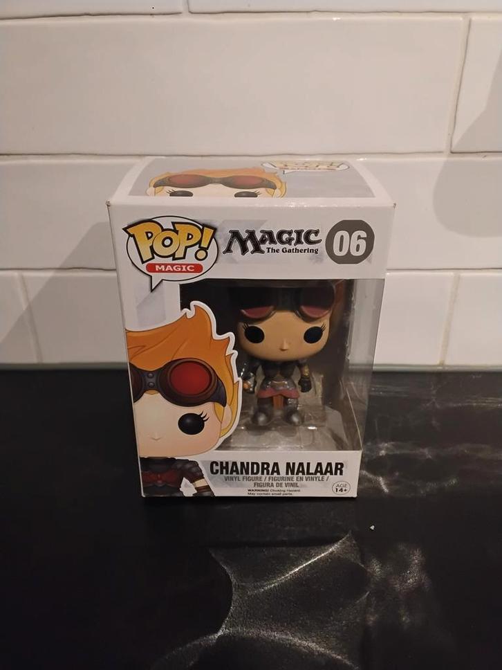 Funko Pop! Magic: The Gathering - Chandra Nalaar #06, Verzamelen, Poppetjes en Figuurtjes, Zo goed als nieuw, Ophalen of Verzenden
