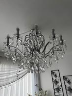 2 Kroonluchters met Kristallen, Ophalen, Zo goed als nieuw, Glas