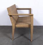 terrasbank Wicker Satelliet 140cm (13stuks), Ophalen of Verzenden, Gebruikt, Wicker