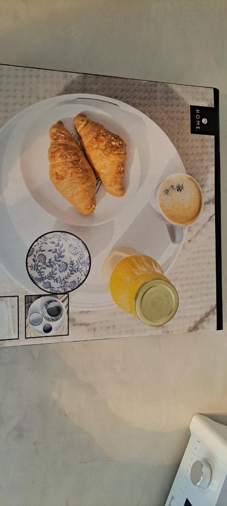 Houten dienblad/siertafel Gusta - Nieuw in doos, Ophalen of Verzenden, Nieuw, Rond, Hout