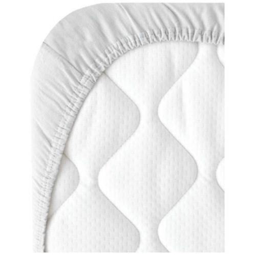 Hoeslaken jersey ledikant en Junior, Kinderen en Baby's, Kinderkamer | Beddengoed, Nieuw, Hoeslaken of Sloop, Wit, Jongetje of Meisje
