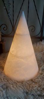 Piramide lamp albast 3delig vintage tafellamp Piramide, Huis en Inrichting, Lampen | Tafellampen, Minder dan 50 cm, Overige materialen