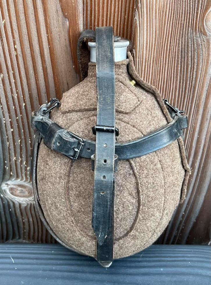 Duitse 1L veldfles HRE39, Verzamelen, Militaria | Tweede Wereldoorlog, Duitsland, Ophalen of Verzenden