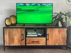 Mango houten tv meubel, Huis en Inrichting, Kasten | Televisiemeubels, Minder dan 100 cm, 25 tot 50 cm, Gebruikt, Ophalen
